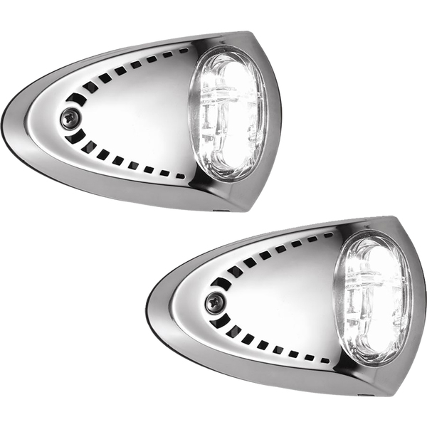 Attwood Marine LED Docking Lights - Stainless Steel - White LED - Pair 6522SS7